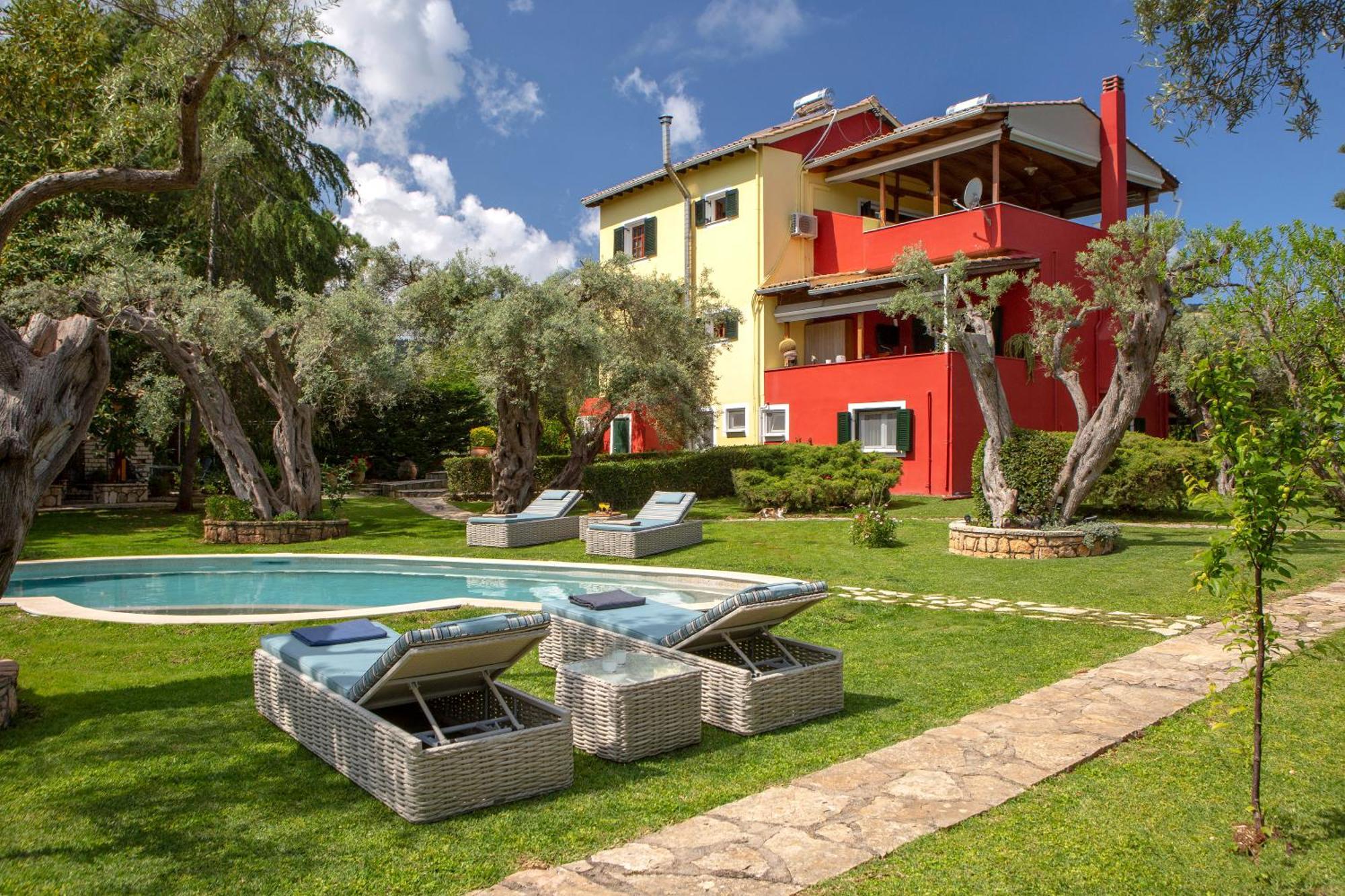 Poly's Villa Lefkada Apolpaina Exteriör bild
