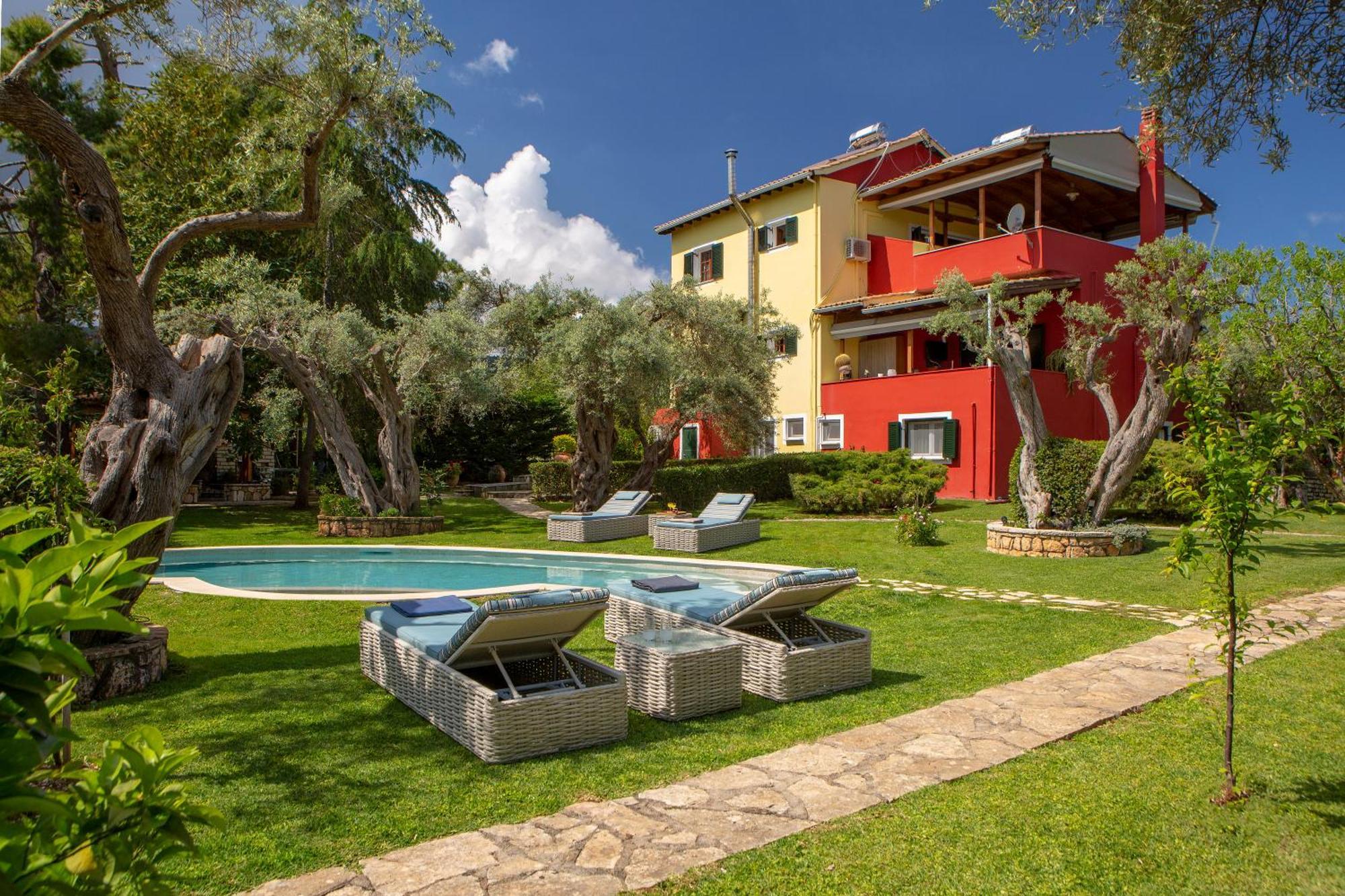 Poly's Villa Lefkada Apolpaina Exteriör bild